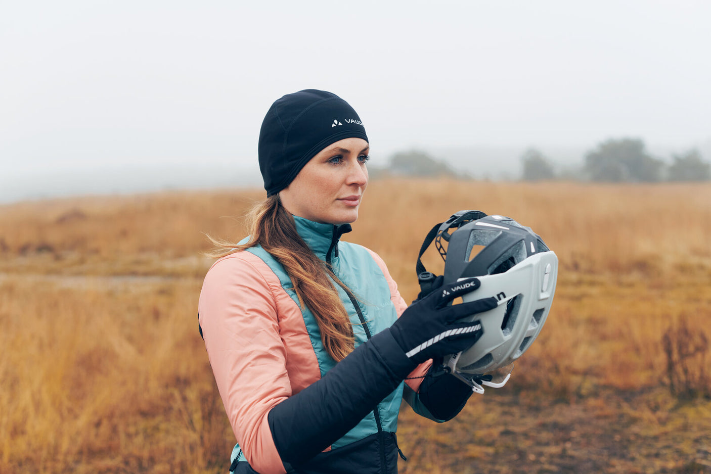 VAUDE Bike Warm Cap zwart