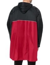 VAUDE Valero poncho rood/zwart