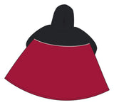 VAUDE Valero poncho rood/zwart