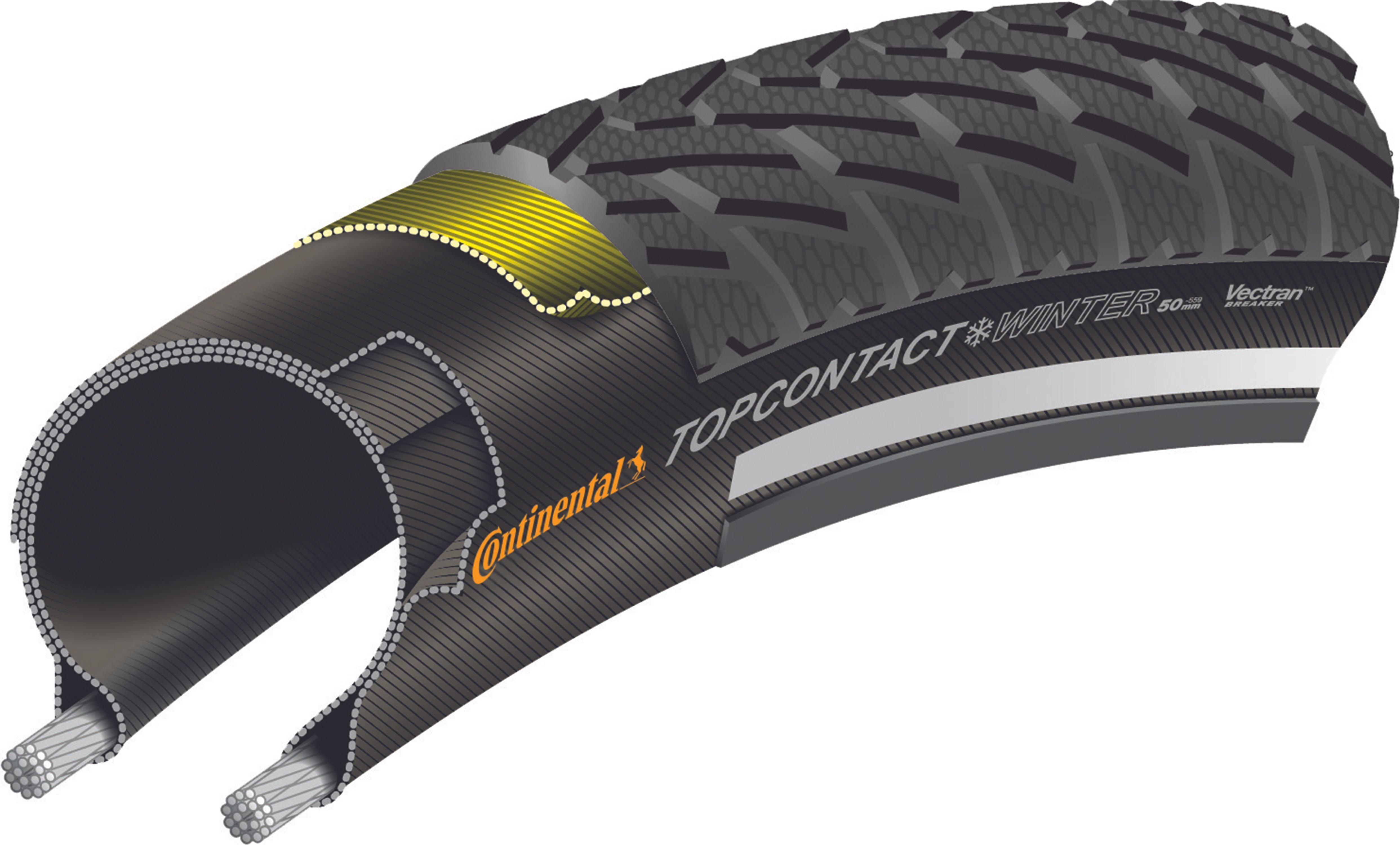 Continental Top CONTACT Winter II Premium vouwband 28