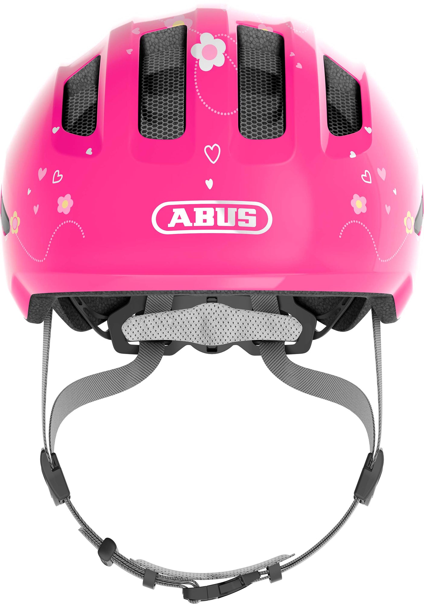 ABUS Smiley 3.0 Helm Kinderen roze vlinder