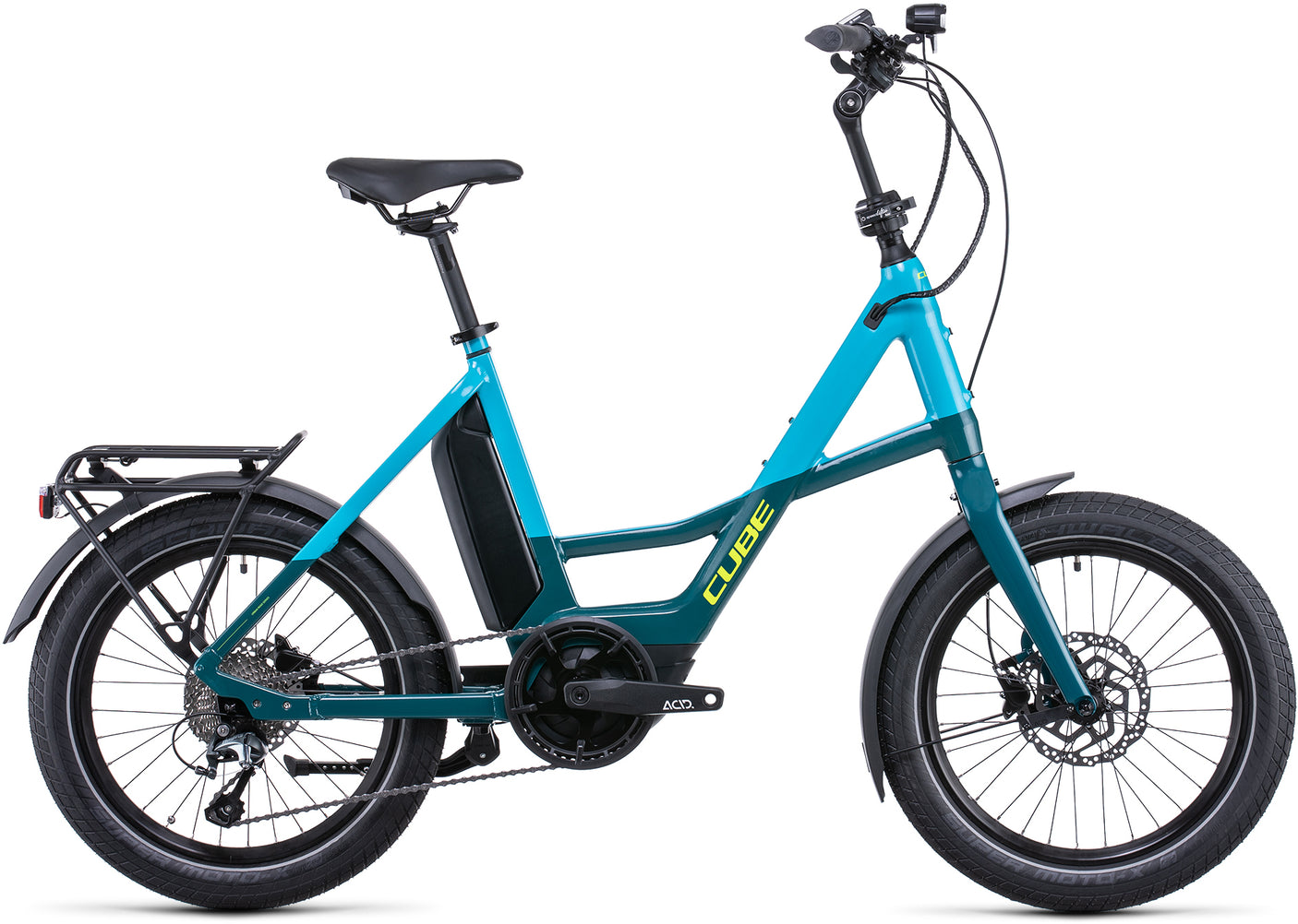 Cube Compact Sport Hybrid 500 blue´n´lime