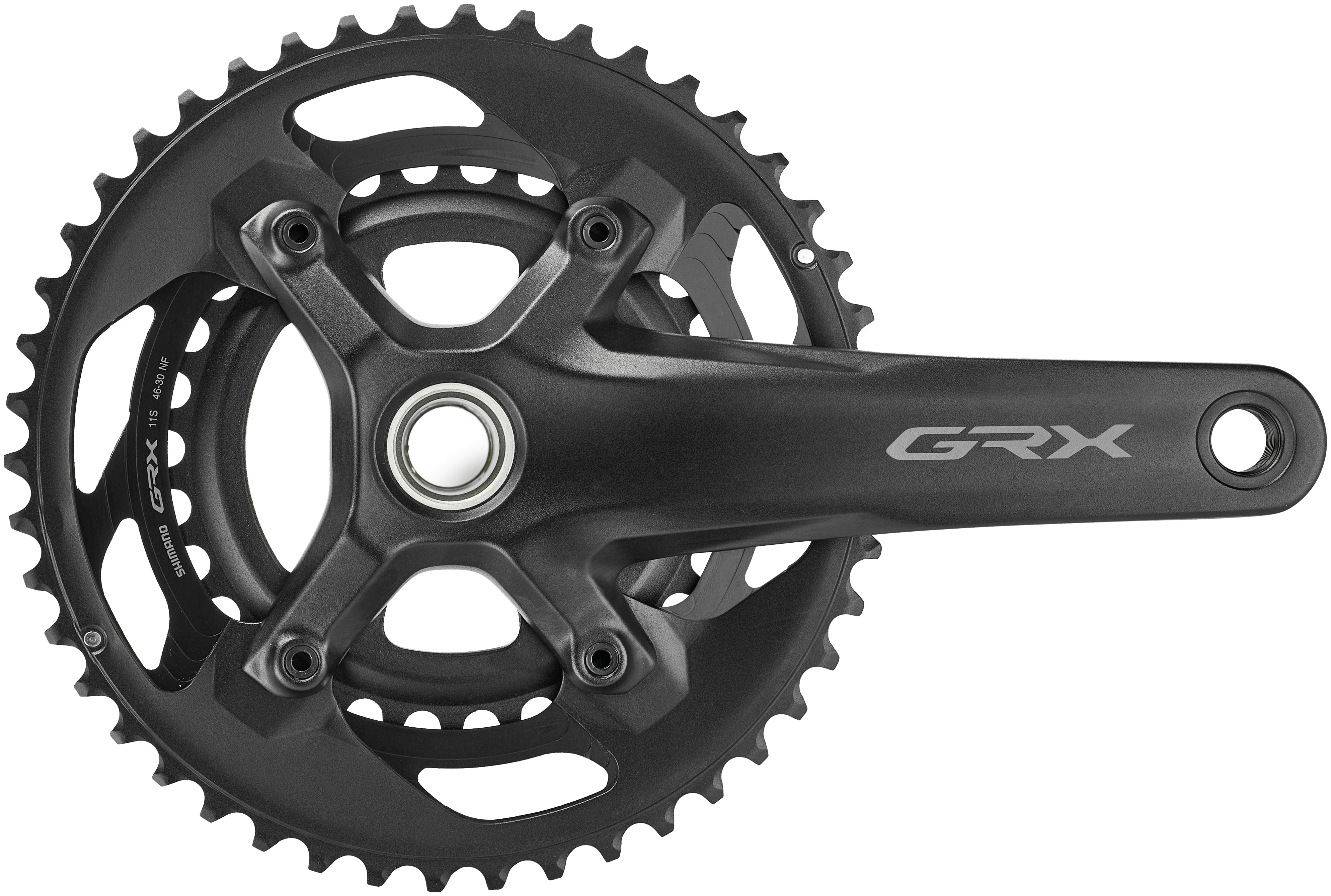 Shimano GRX FC-RX600 crankstel 2x11 46-30T zwart