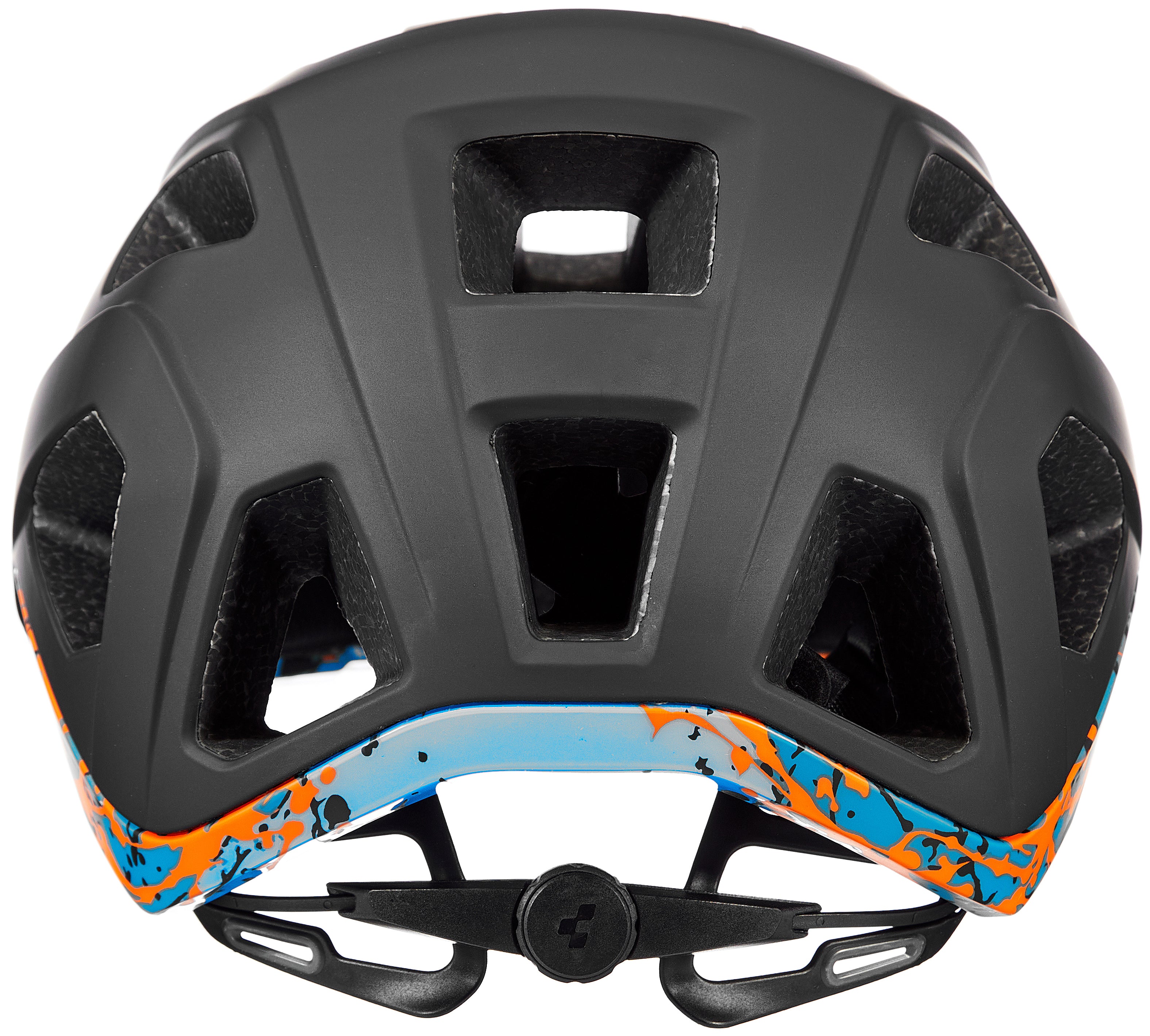 CUBE BADGER MTB-helm zwart'n'splash