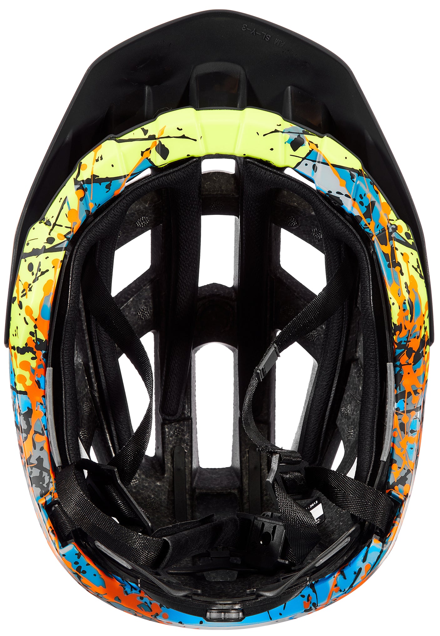 CUBE BADGER MTB-helm zwart'n'splash