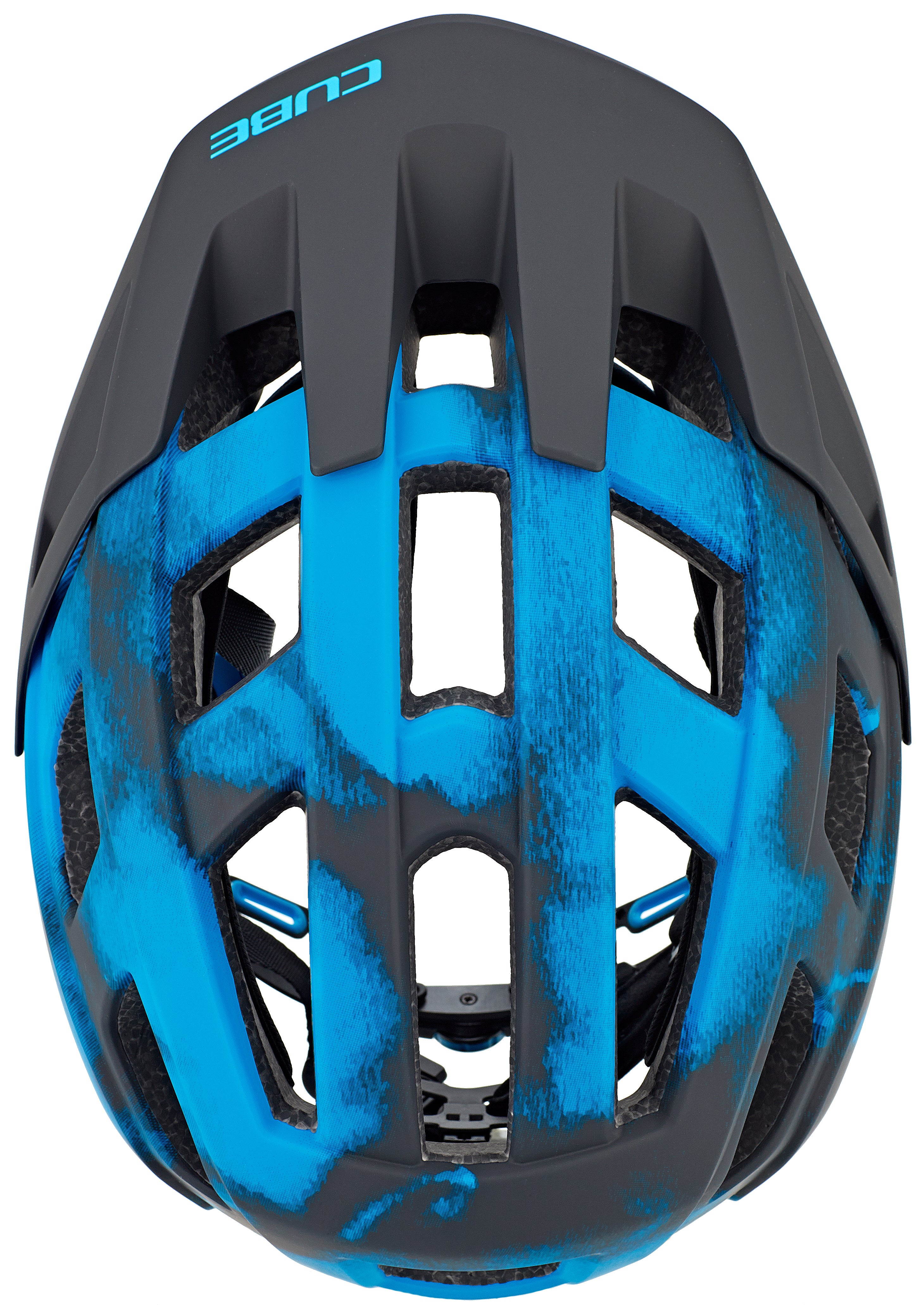 CUBE BADGER MTB-helm blauw