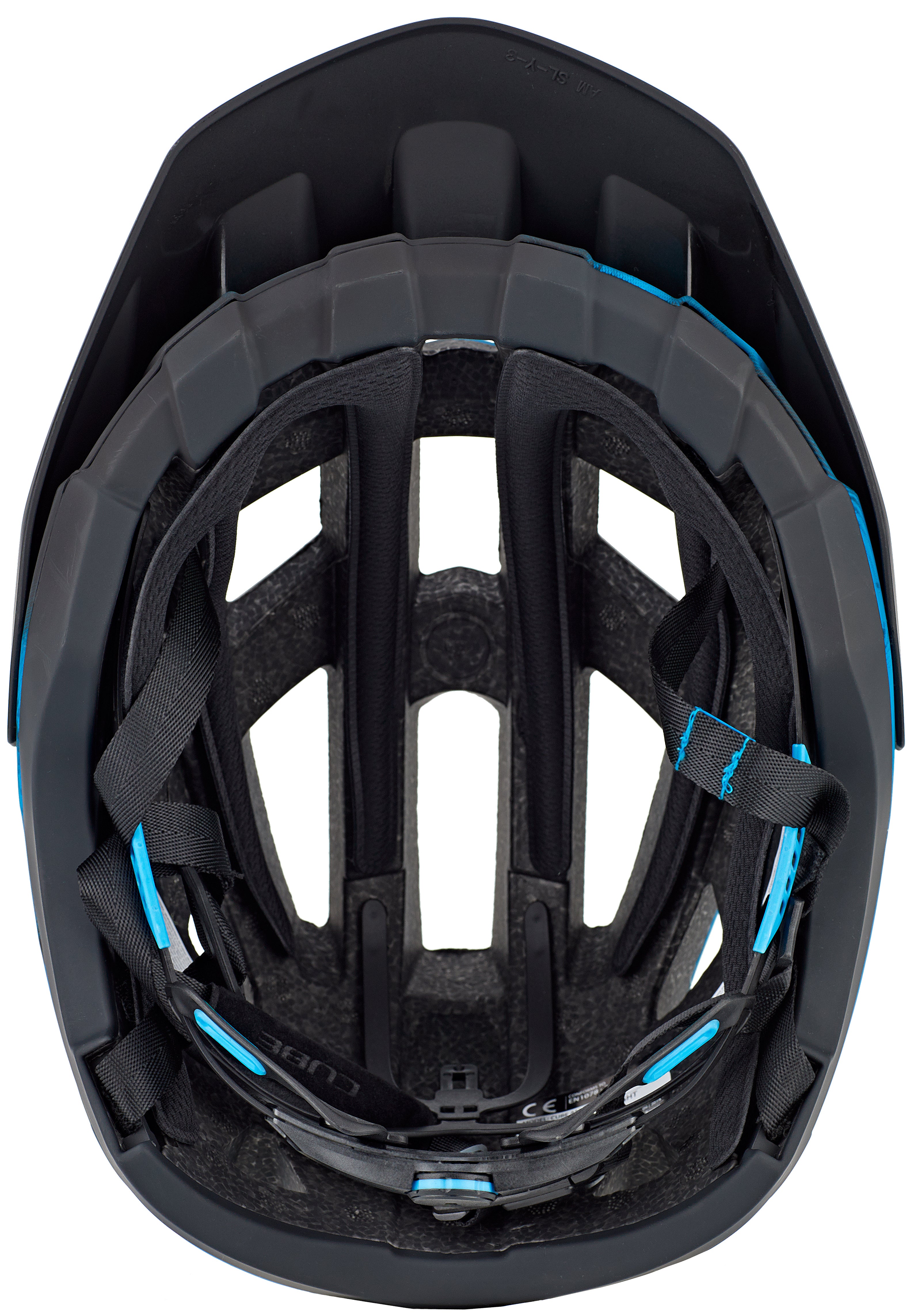 CUBE BADGER MTB-helm blauw