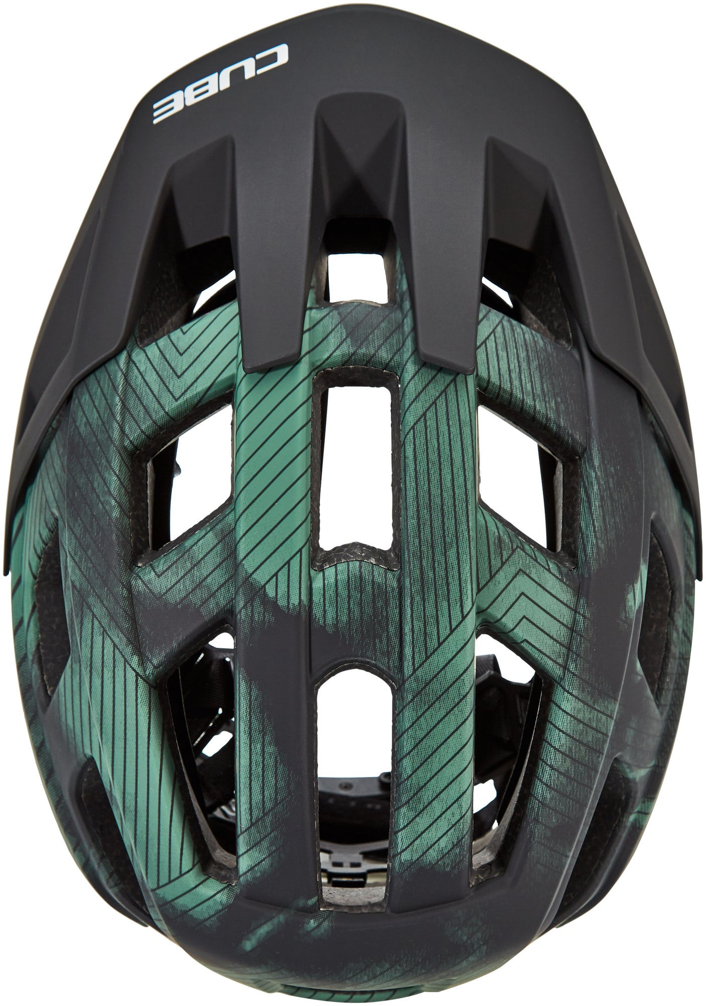 CUBE BADGER MTB-helm groen