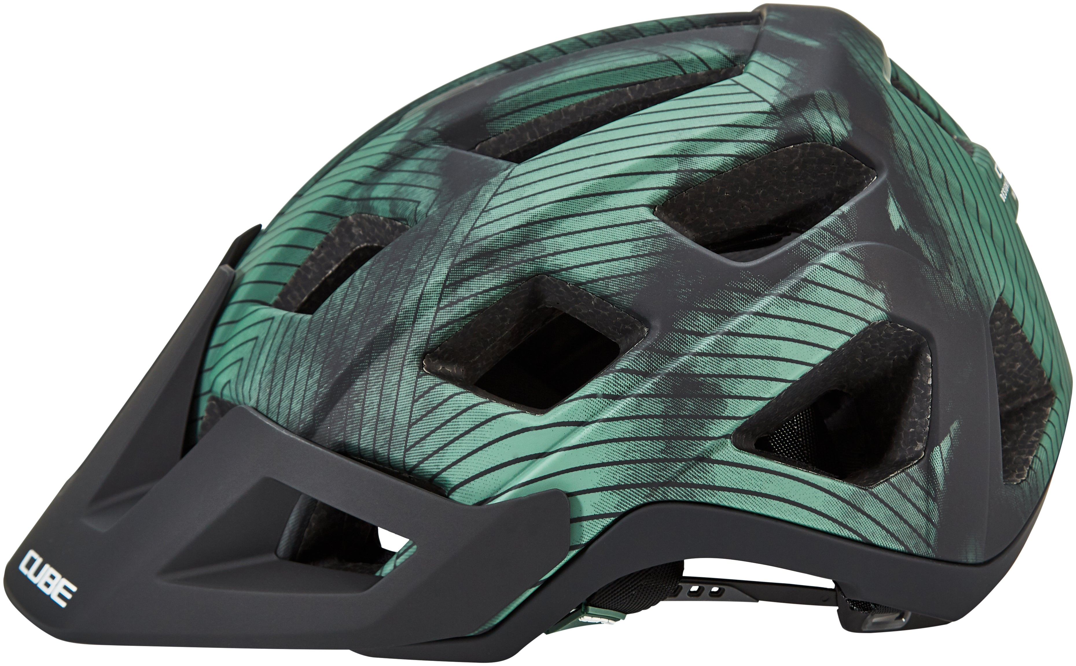 CUBE BADGER MTB-helm groen