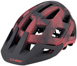 CUBE BADGER MTB-helm rood