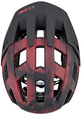 CUBE BADGER MTB-helm rood