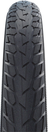 SCHWALBE Road Cruiser Plus draadband 26x1.75" Active TwinSkin PunctureGuard E-25 Green Reflex zwart