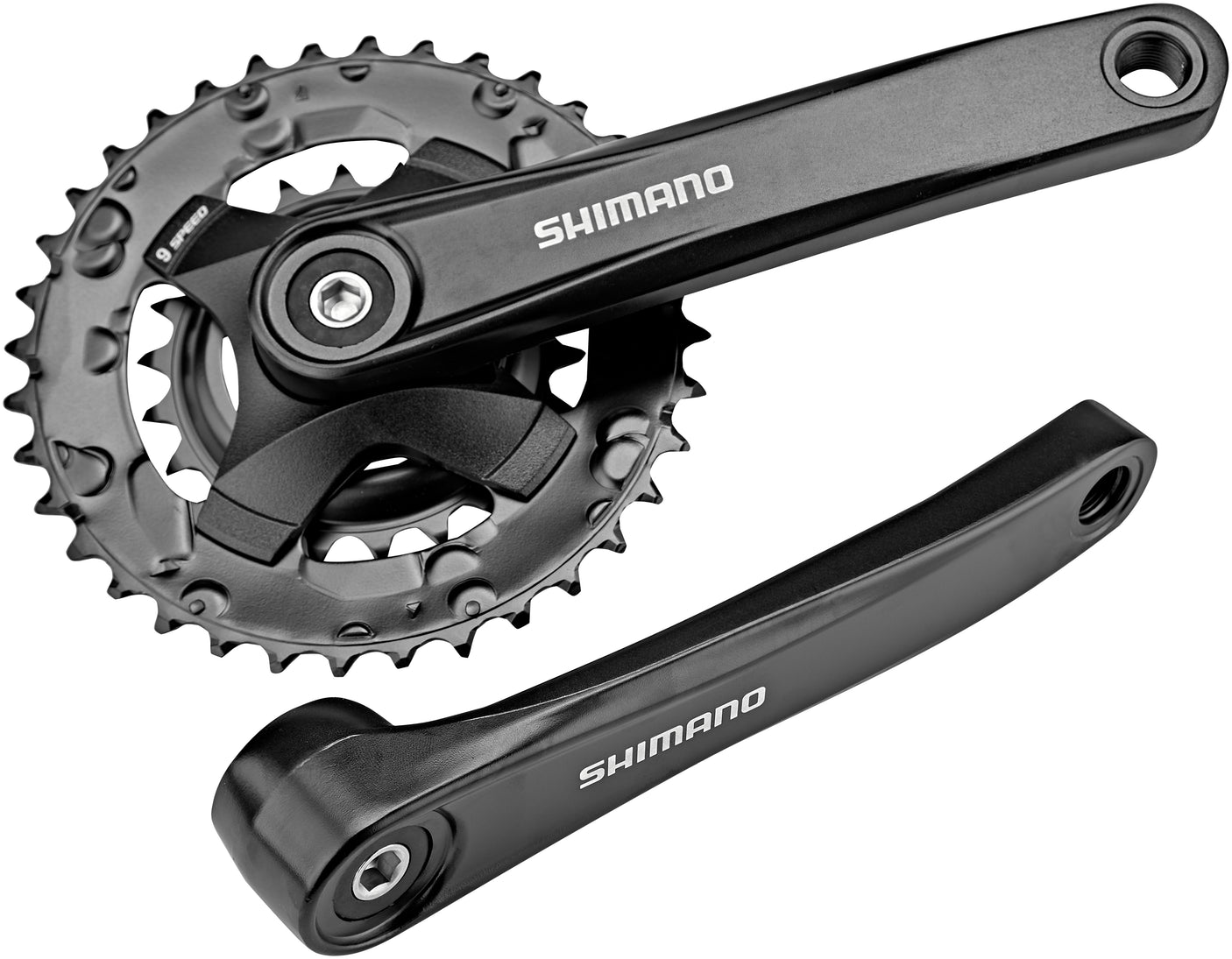 Shimano FC-MT101 crankstel 2x9-speed 36-22T zwart