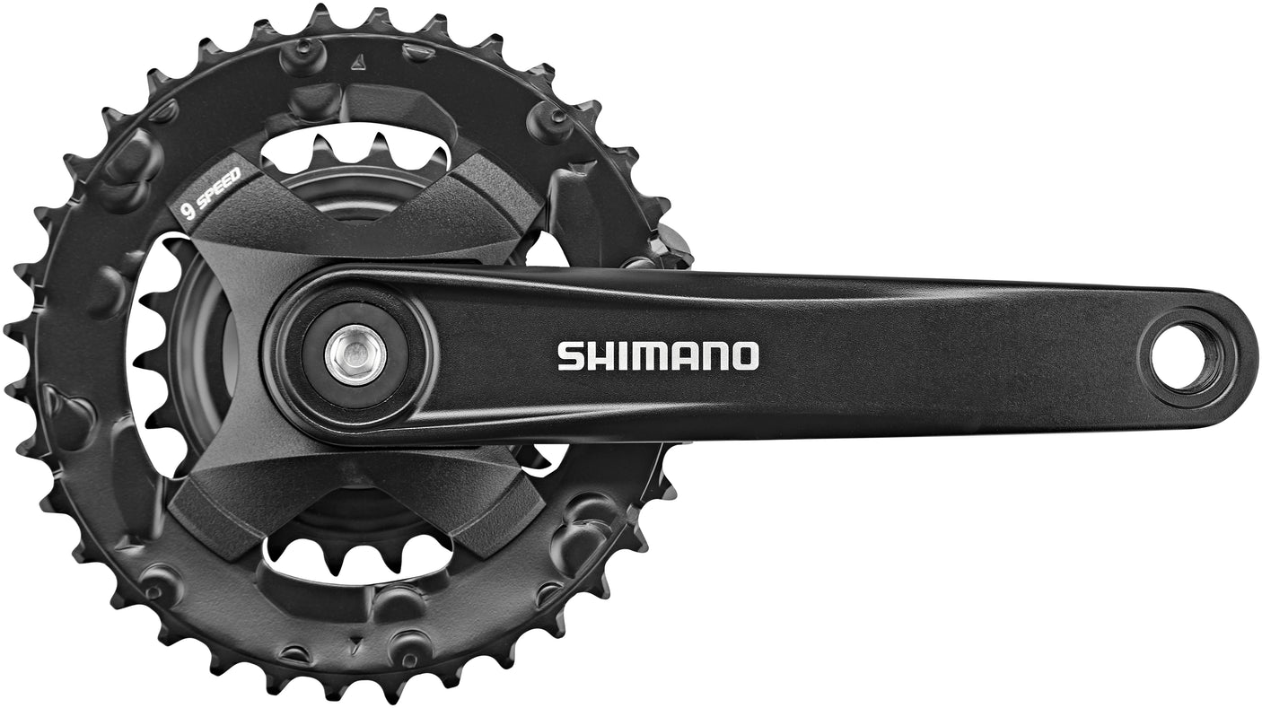 Shimano FC-MT101 crankstel 2x9-speed 36-22T zwart