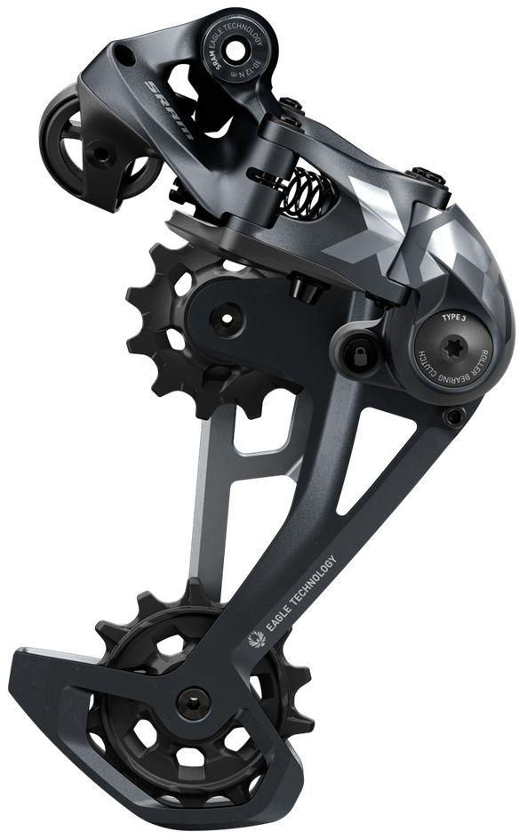 SRAM X01 Eagle achterderailleur 12-speed grijs