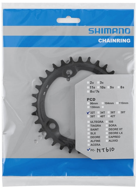 Shimano FC-MT610 kettingblad 12-speed zwart