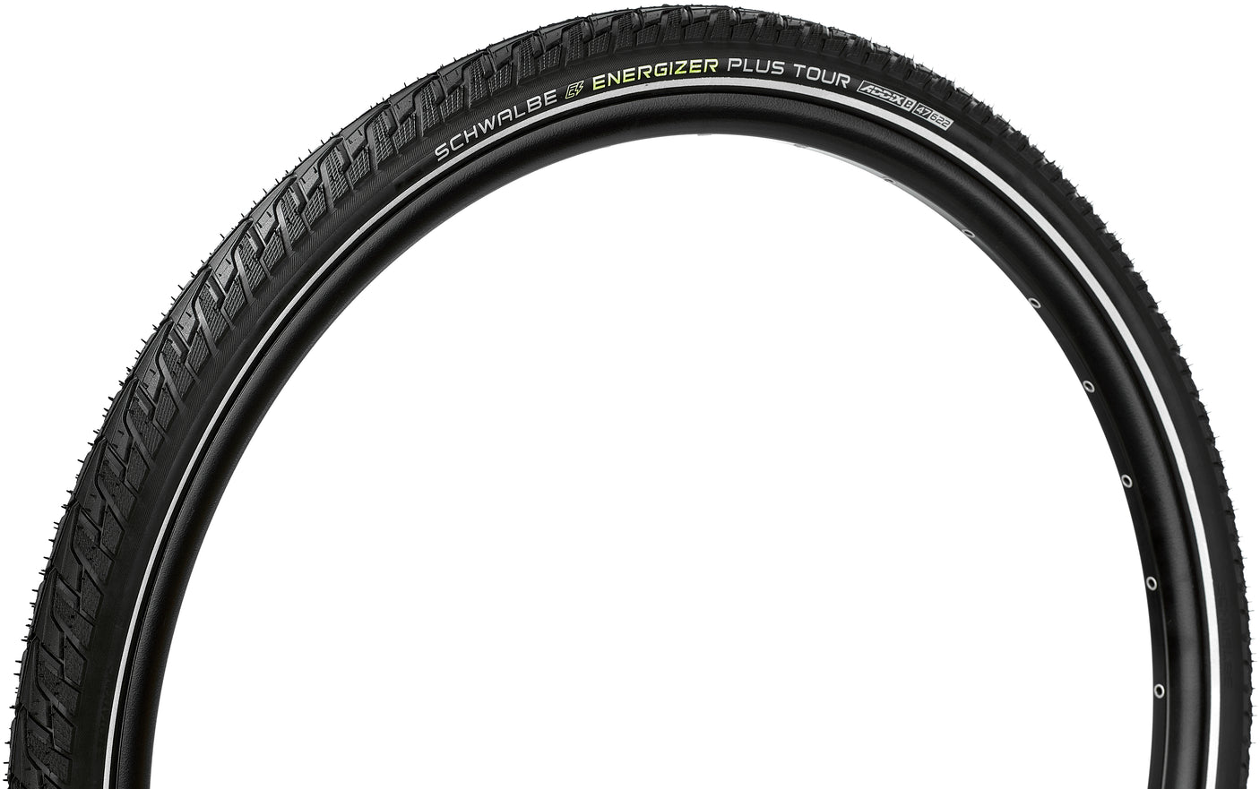 Schwalbe Energizer Plus Tour Performance draadband 28x1.75" GreenGuard E-50 Addix E Reflex zwart