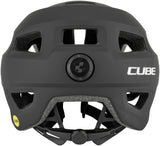 CUBE FRISK MTB-helm zwart