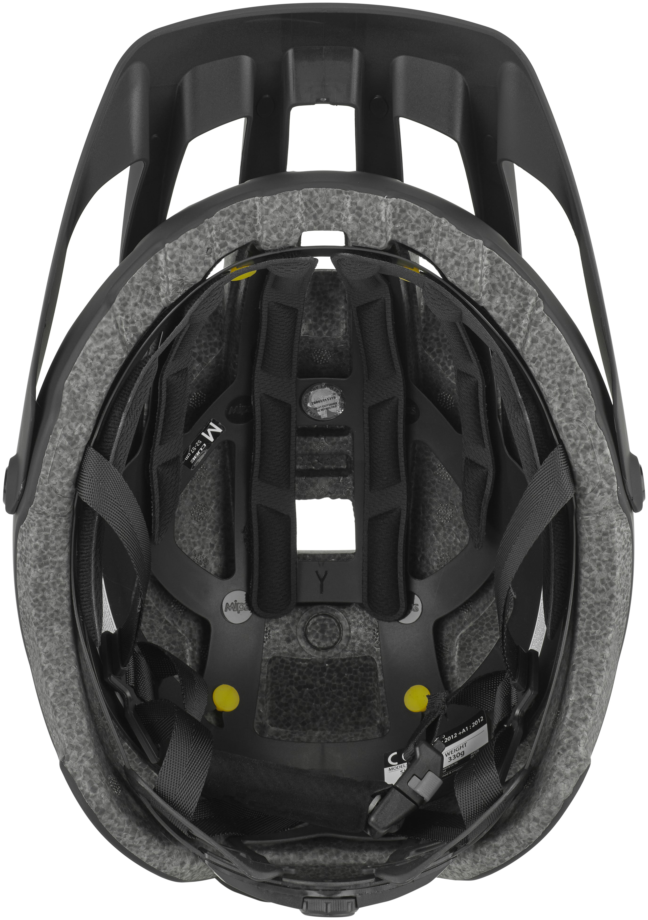 CUBE FRISK MTB-helm zwart