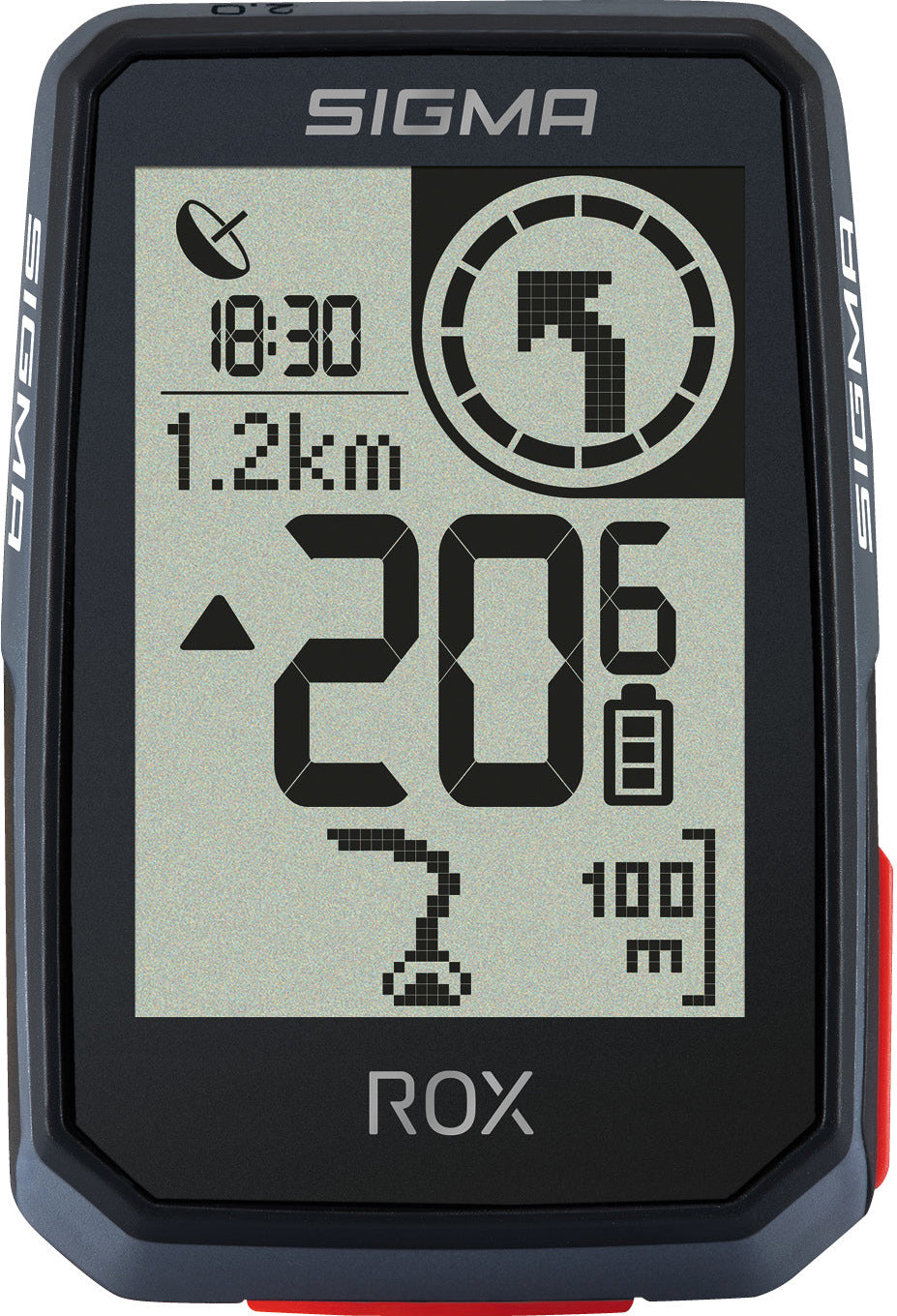 Sigma ROX 2.0 fietscomputer incl. GPS houder zwart