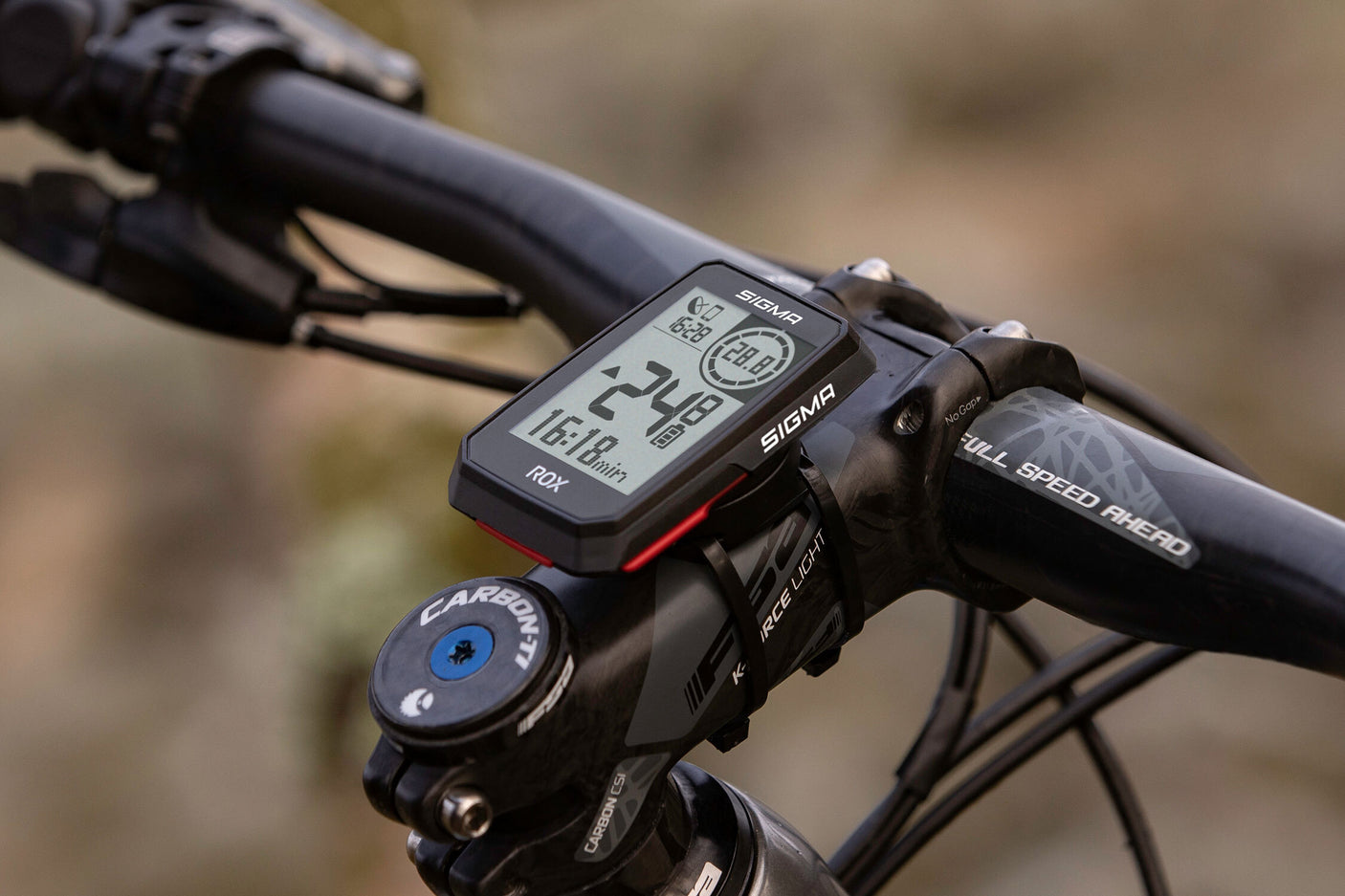 Sigma ROX 2.0 fietscomputer incl. GPS houder zwart