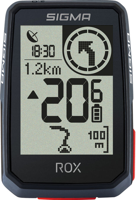 Sigma ROX 2.0 fietscomputer incl. Butler GPS houder zwart