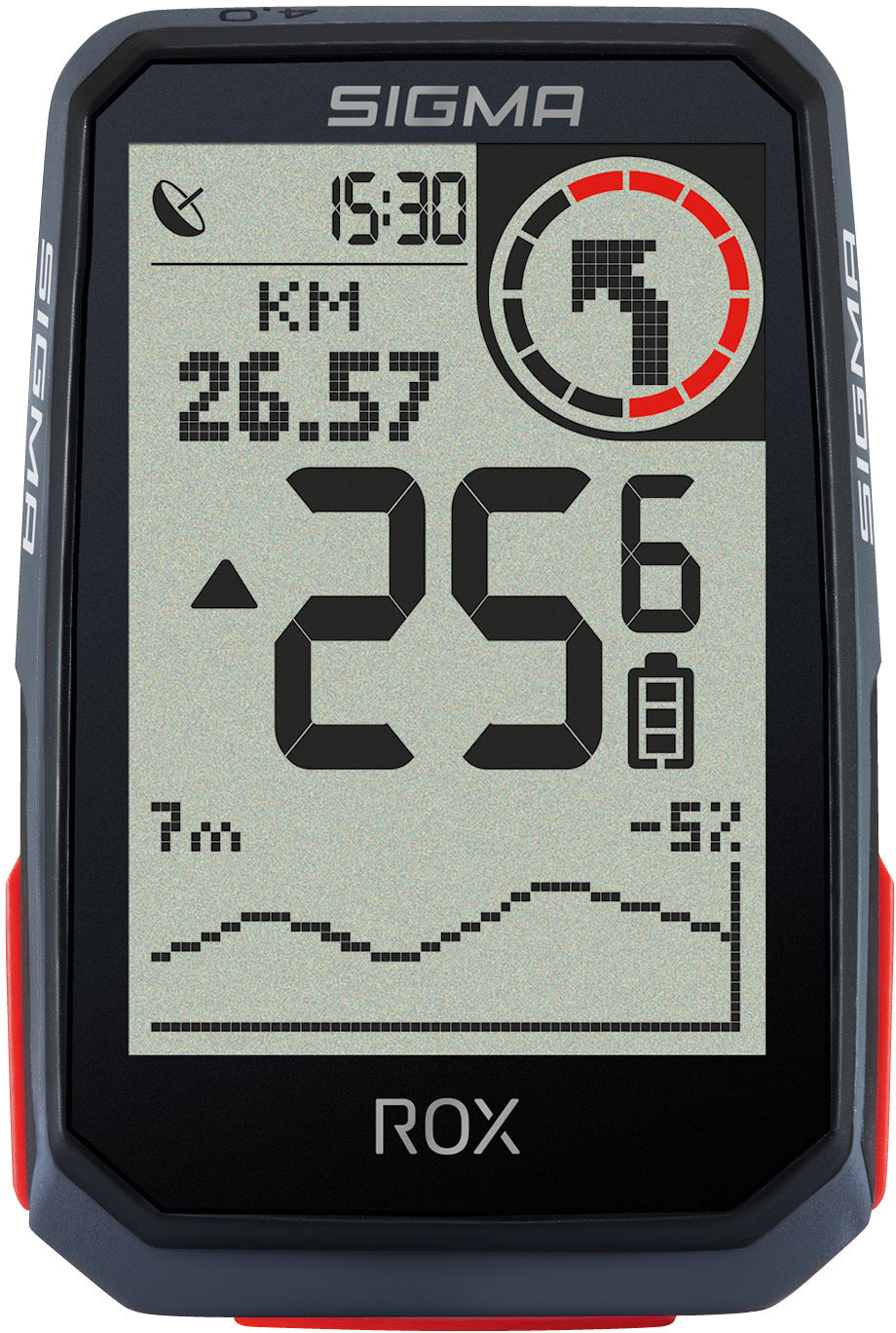 Sigma ROX 4.0 fietscomputerset inclusief stuurpenhouder + hartslagband + snelheids-/cadanssensor zwart