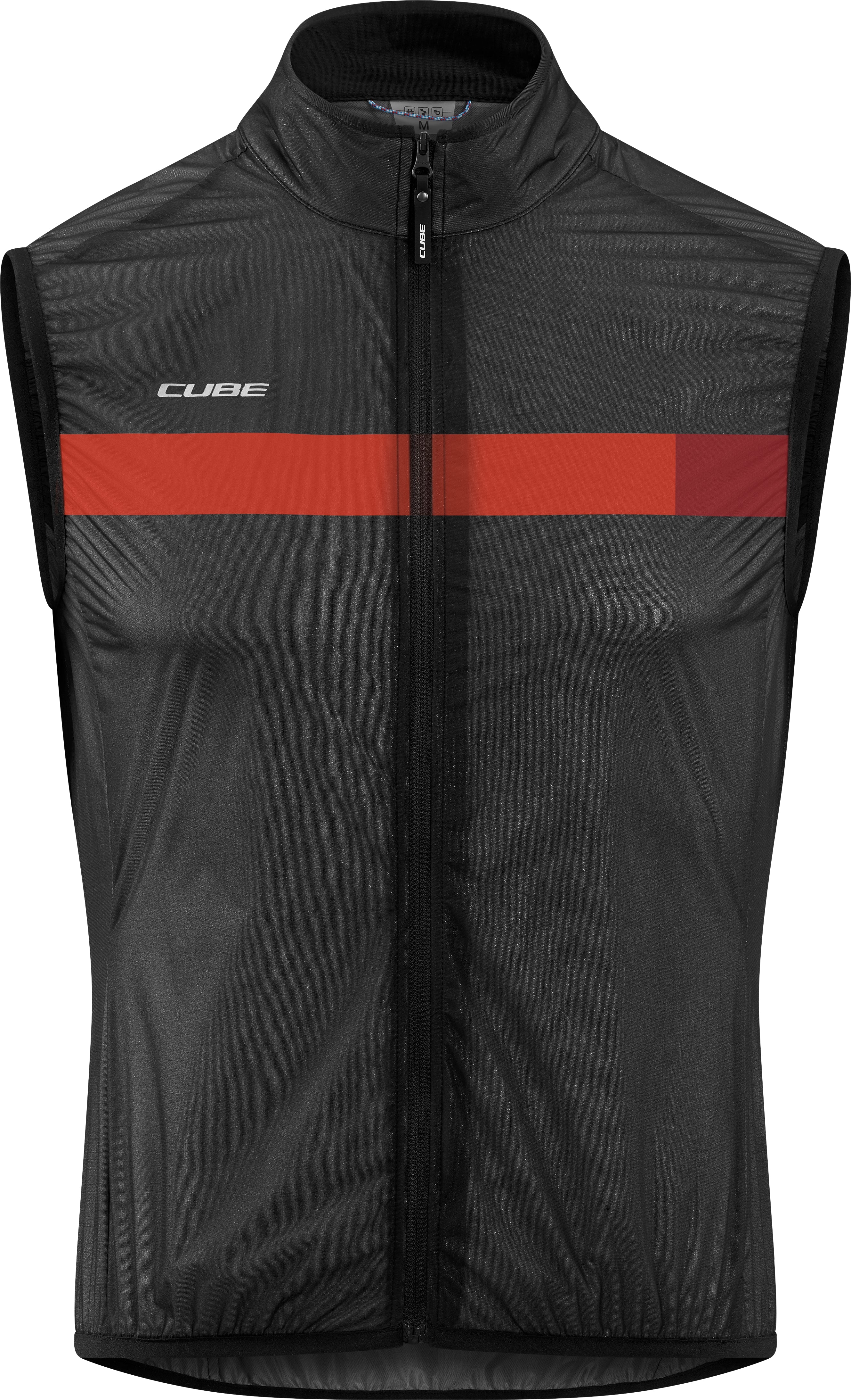 CUBE TEAMLINE windvest zwart