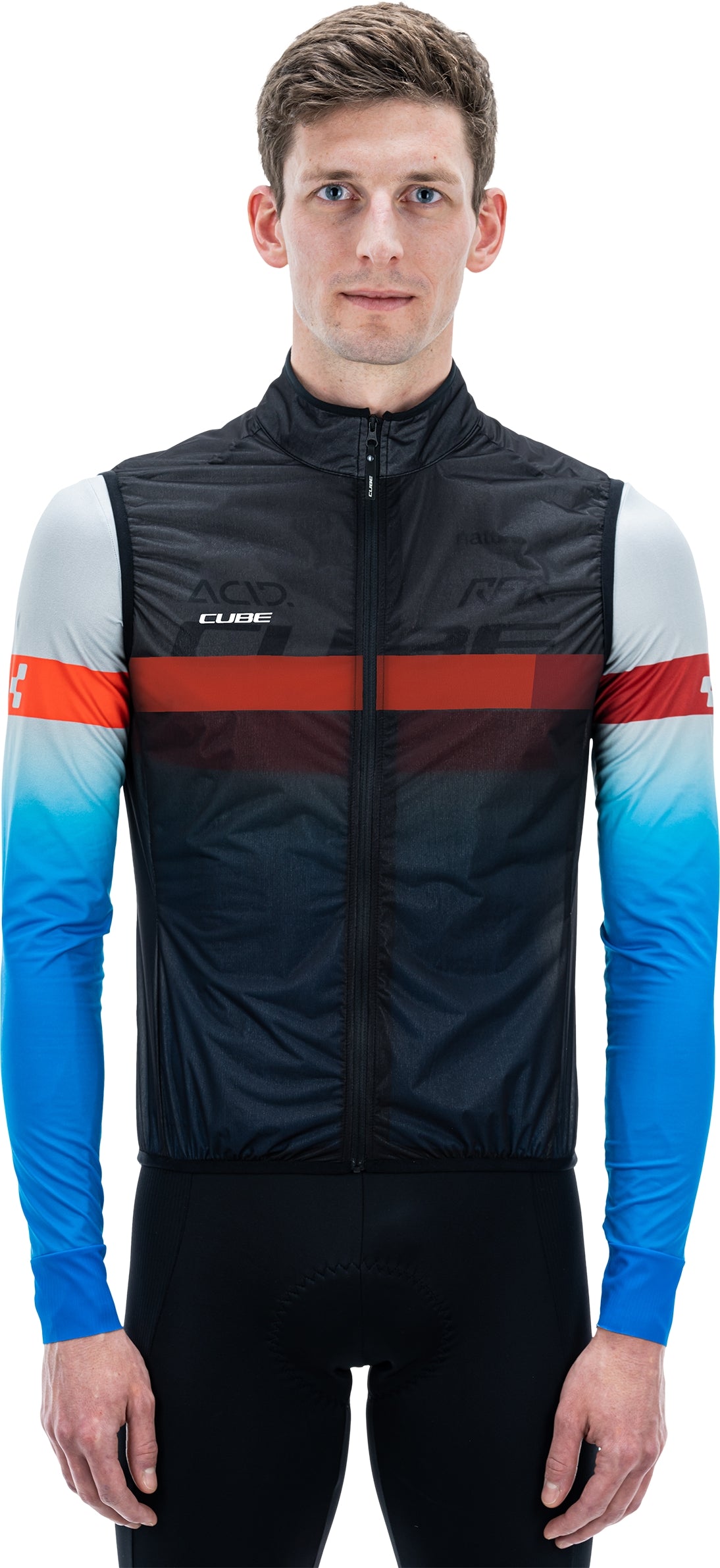 CUBE TEAMLINE windvest zwart