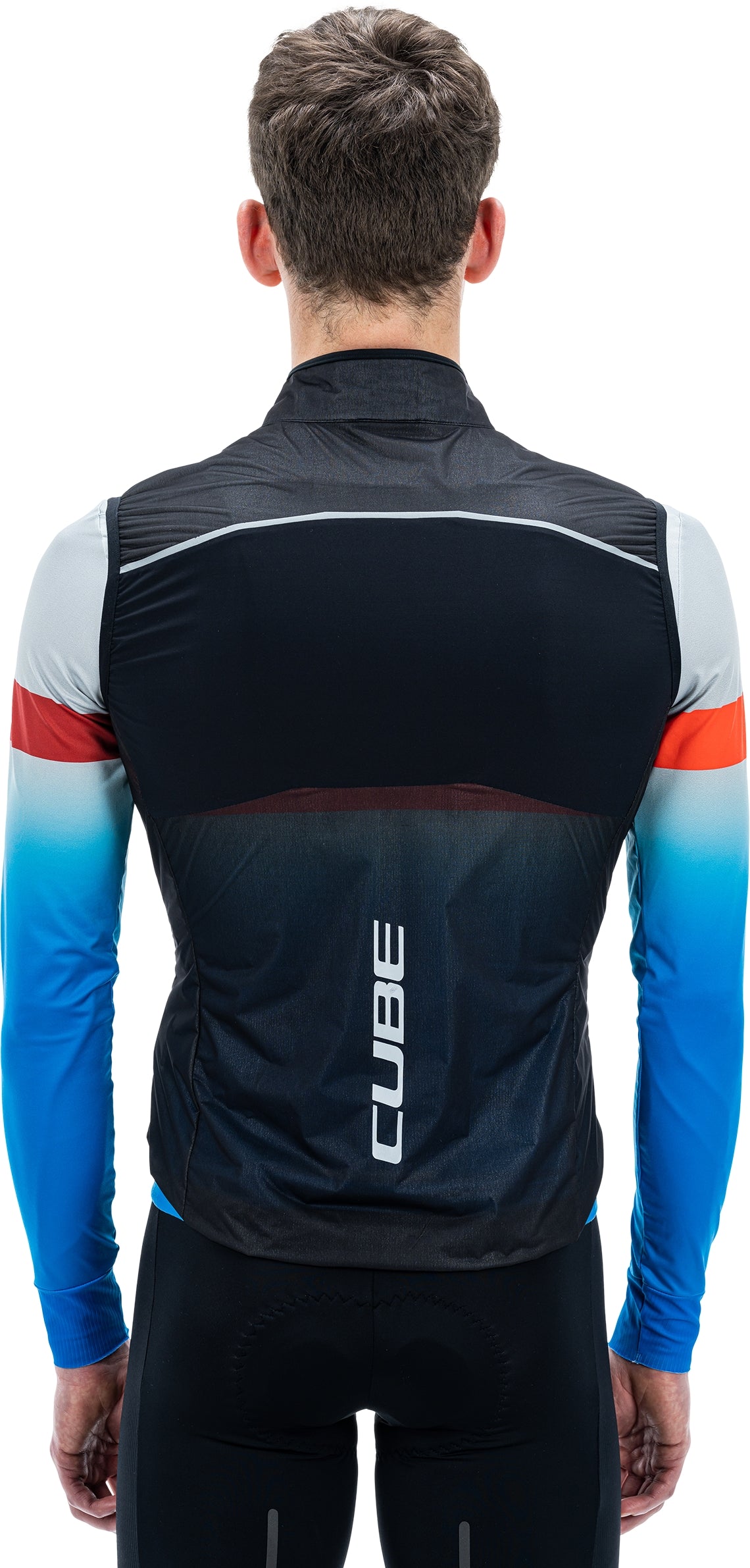 CUBE TEAMLINE windvest zwart