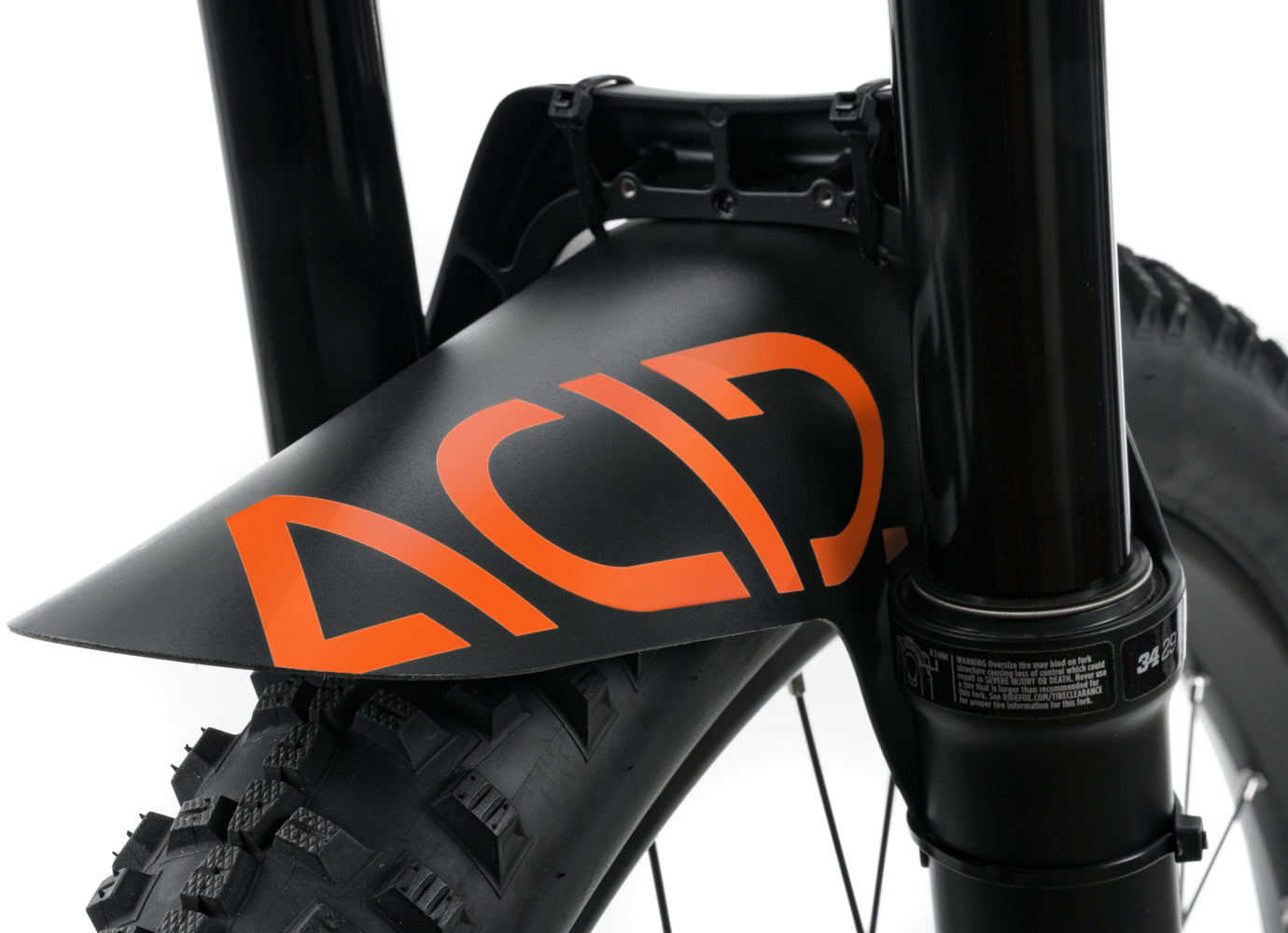 ACID spatbord downhill zwart'n'oranje