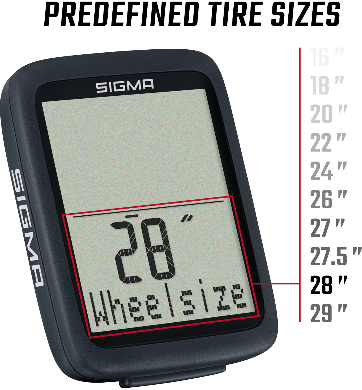 Sigma BC 8.0 ATS fietscomputer draadloos