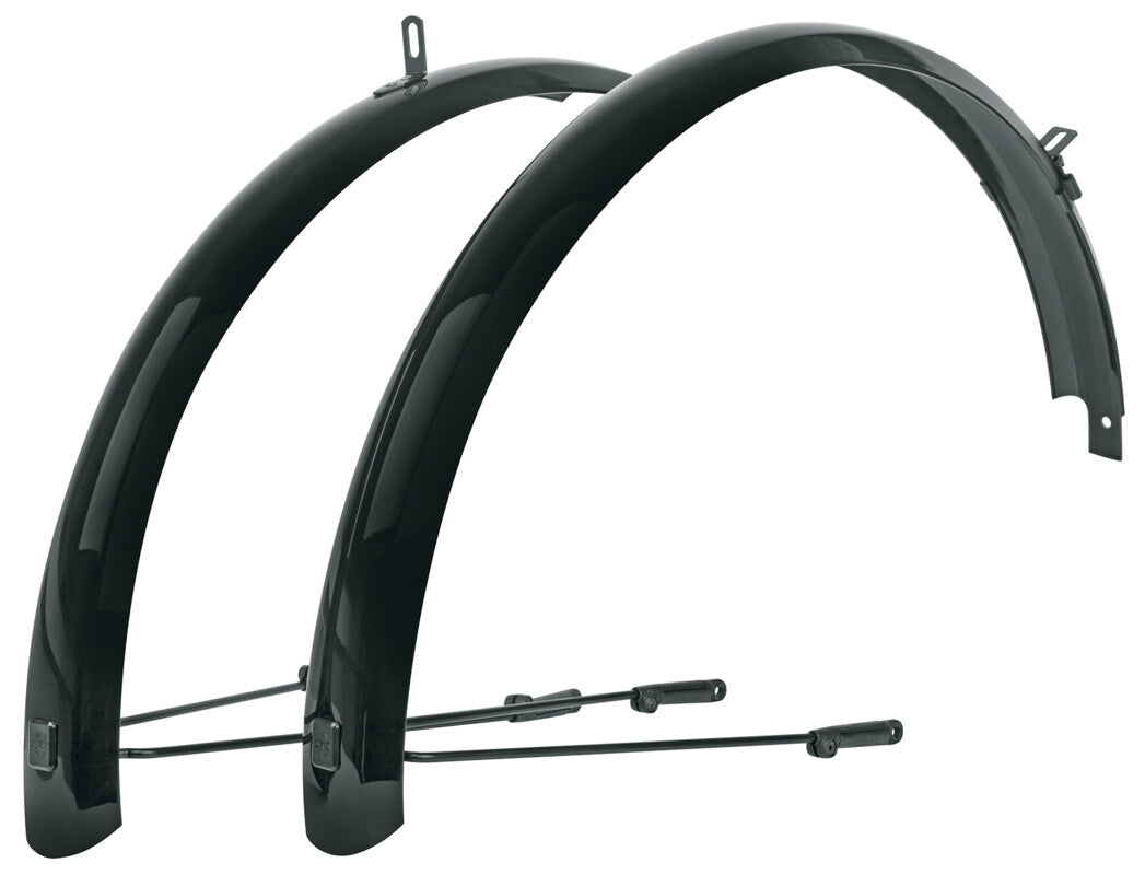 SKS Bluemels Basic spatbordenset 24" 53mm zwart