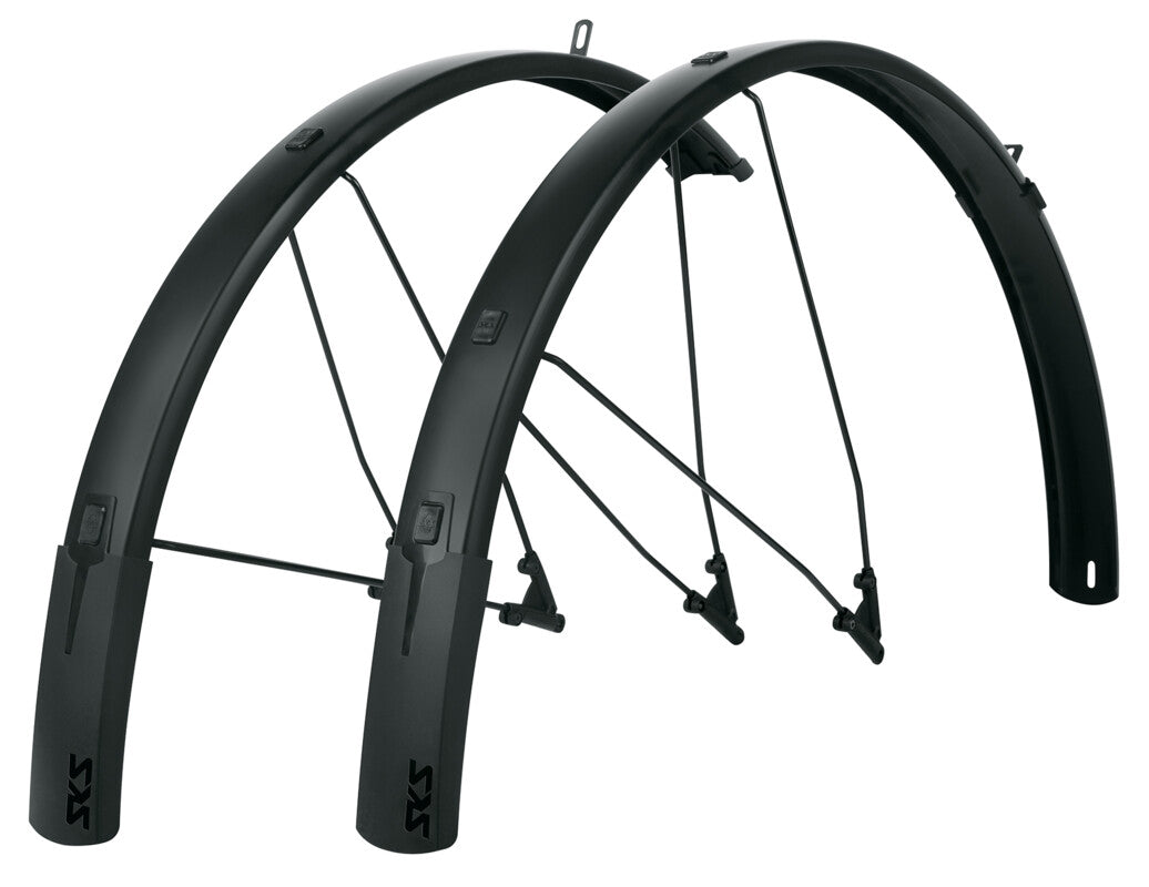 SKS Bluemels Style spatbordenset 28" 56mm zwart