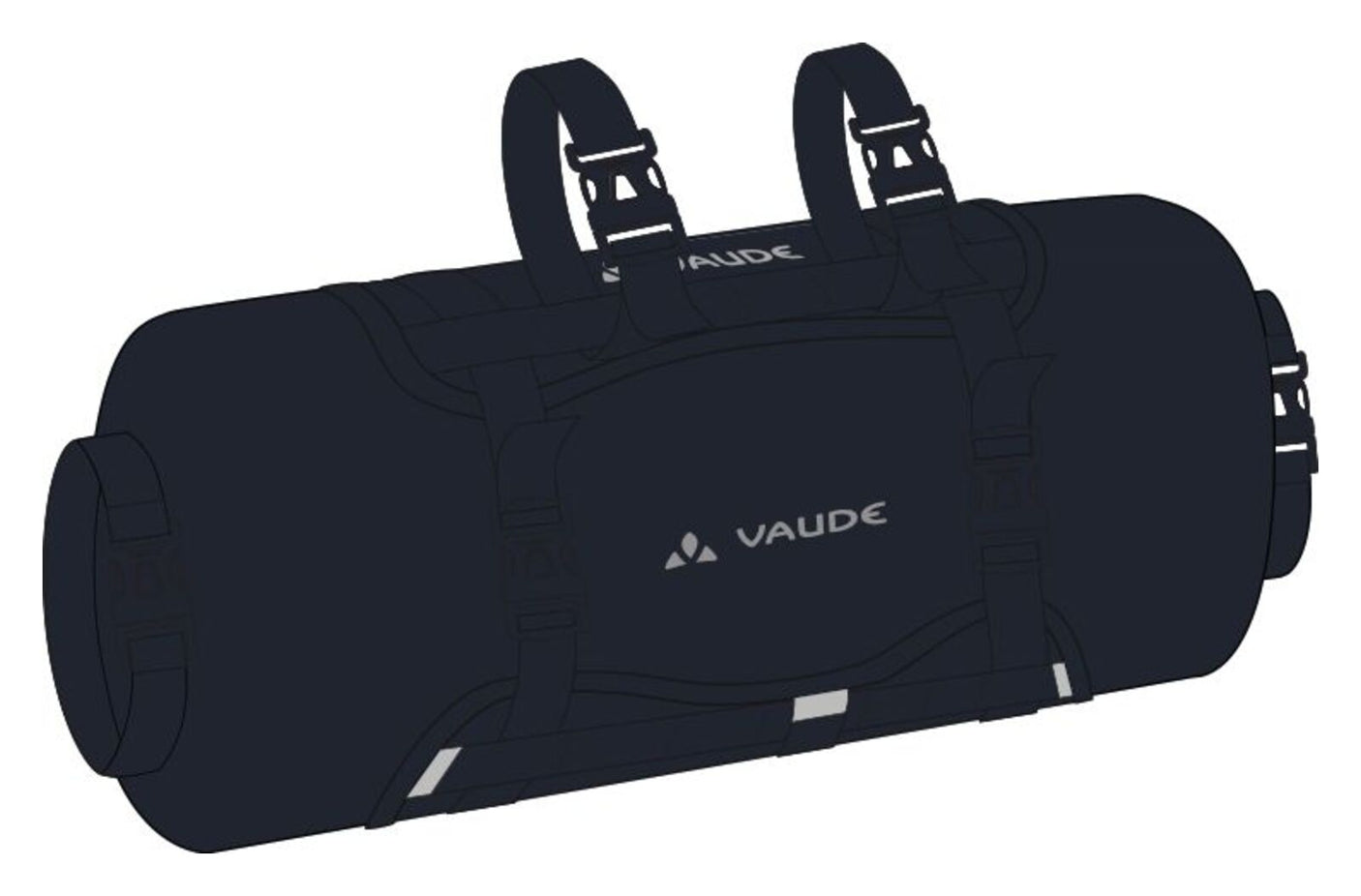 VAUDE Trailfront II stuurtas zwart