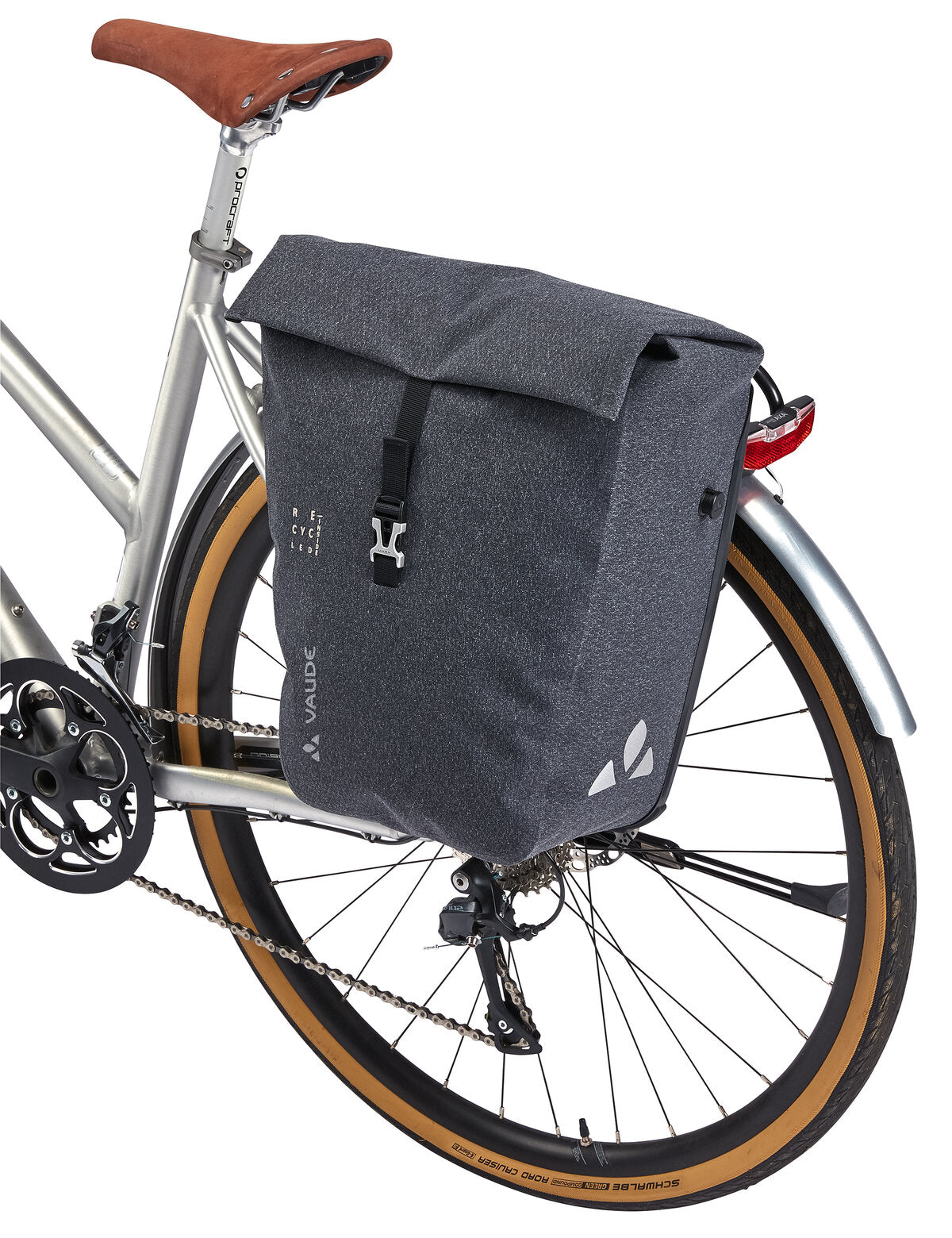 VAUDE ReCycle Pro Single fietstas zwart