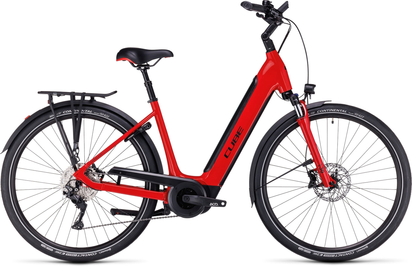 Cube Supreme Sport Hybrid Pro 500 Easy Entry red'n'black (2024)