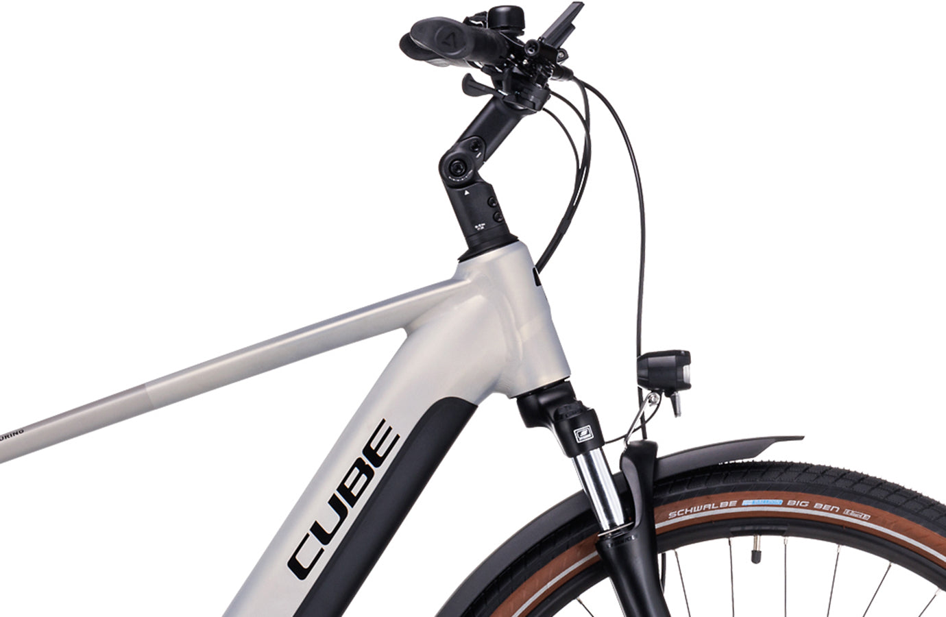 Cube Touring Hybrid Pro 625 Classic parelzilver'n'zwart (2024)