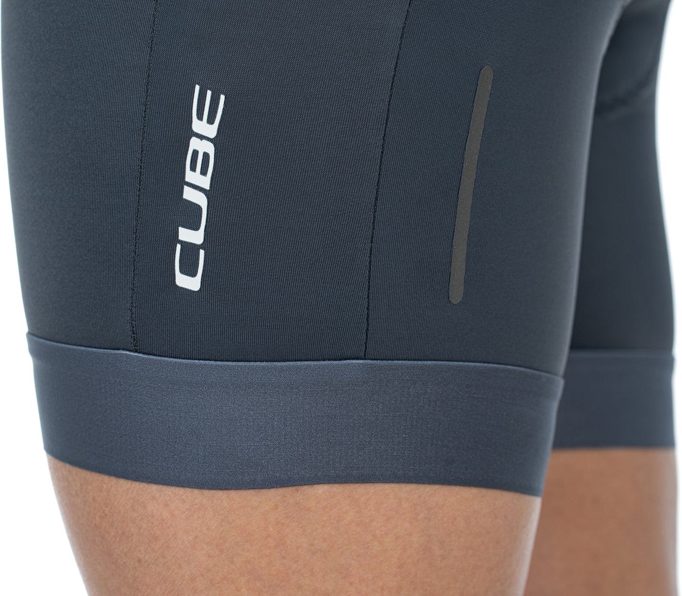 CUBE BLACKLINE WS fietsbroek kort grijs