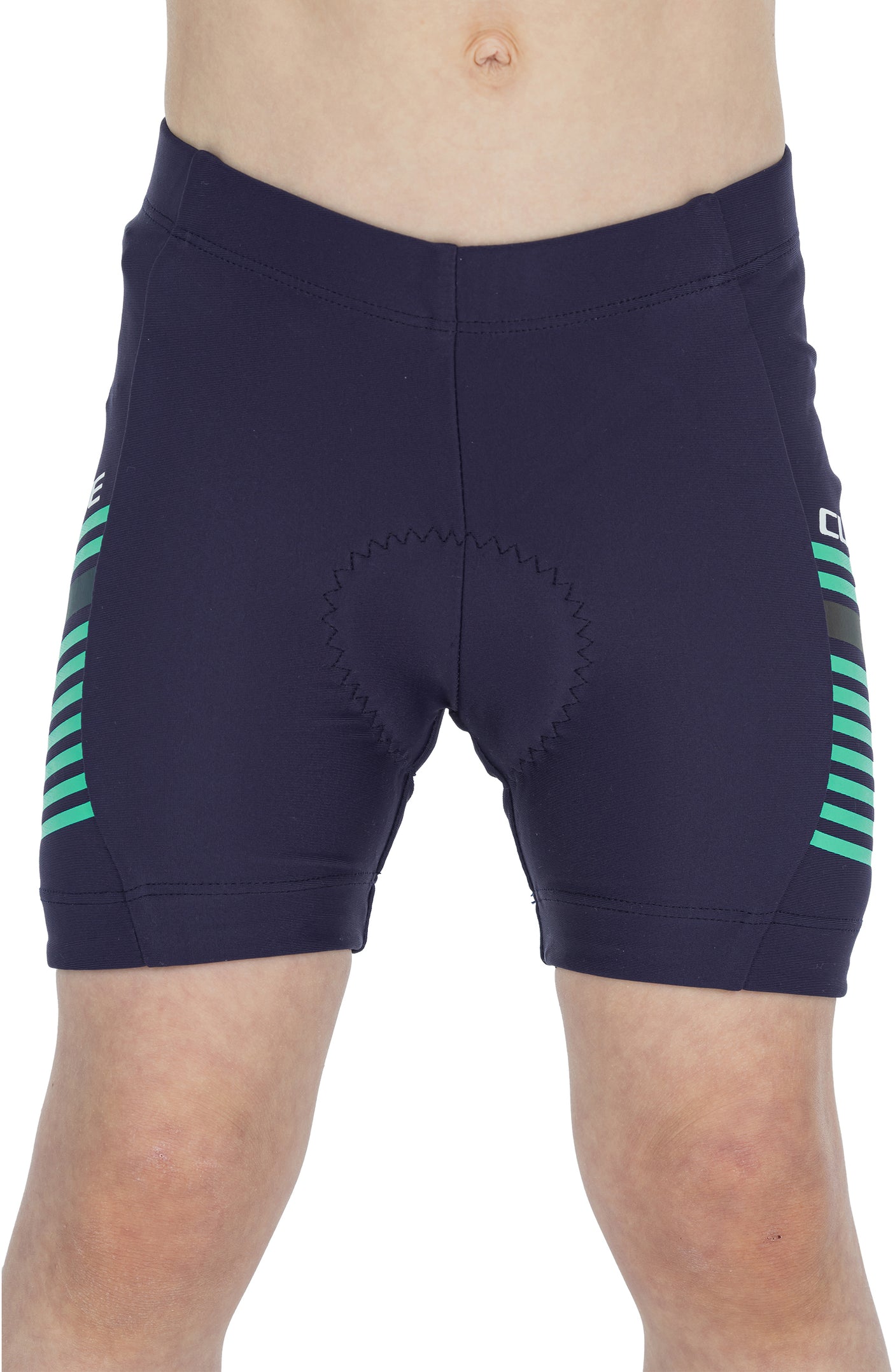 CUBE TEAMLINE fietsbroek ROOKIE blauw'n'mint