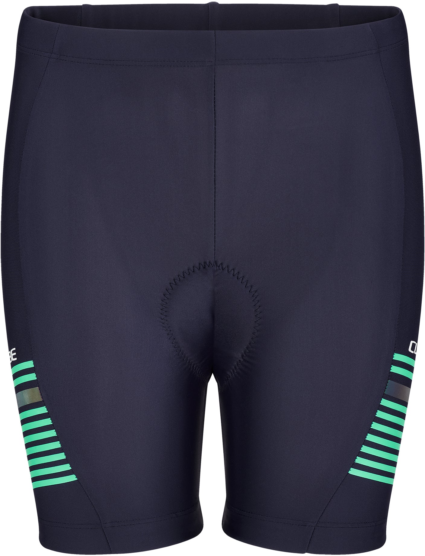 CUBE TEAMLINE fietsbroek ROOKIE blauw'n'mint