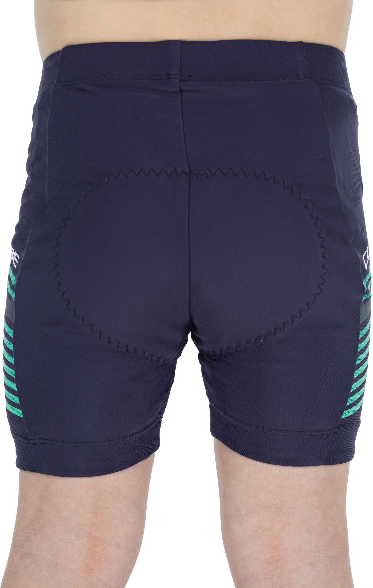 CUBE TEAMLINE fietsbroek ROOKIE blauw'n'mint