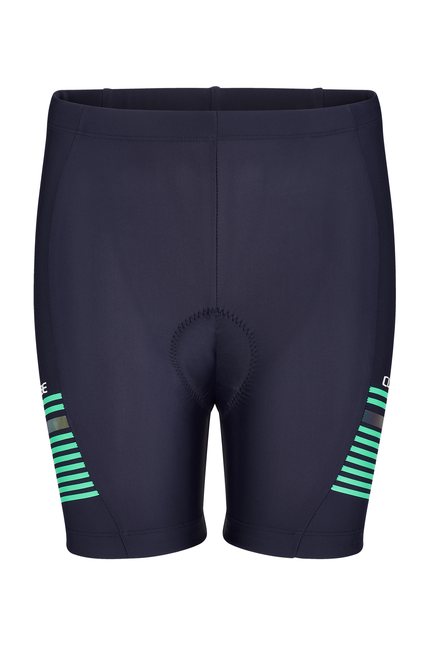 CUBE TEAMLINE fietsbroek ROOKIE blauw'n'mint