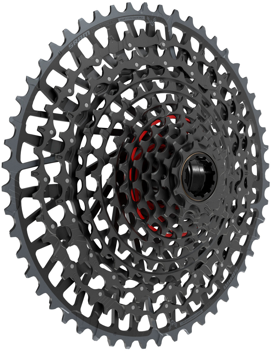 SRAM XG-1295 T-Type cassette 12-speed 10-52T zwart