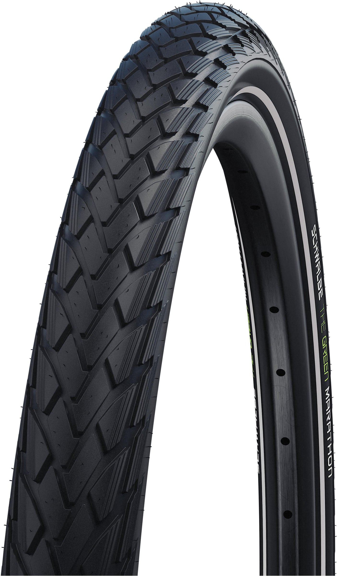 Schwalbe Marathon Performance draadband 26x1.75" GreenGuard TwinSkin Reflex Addix Eco zwart