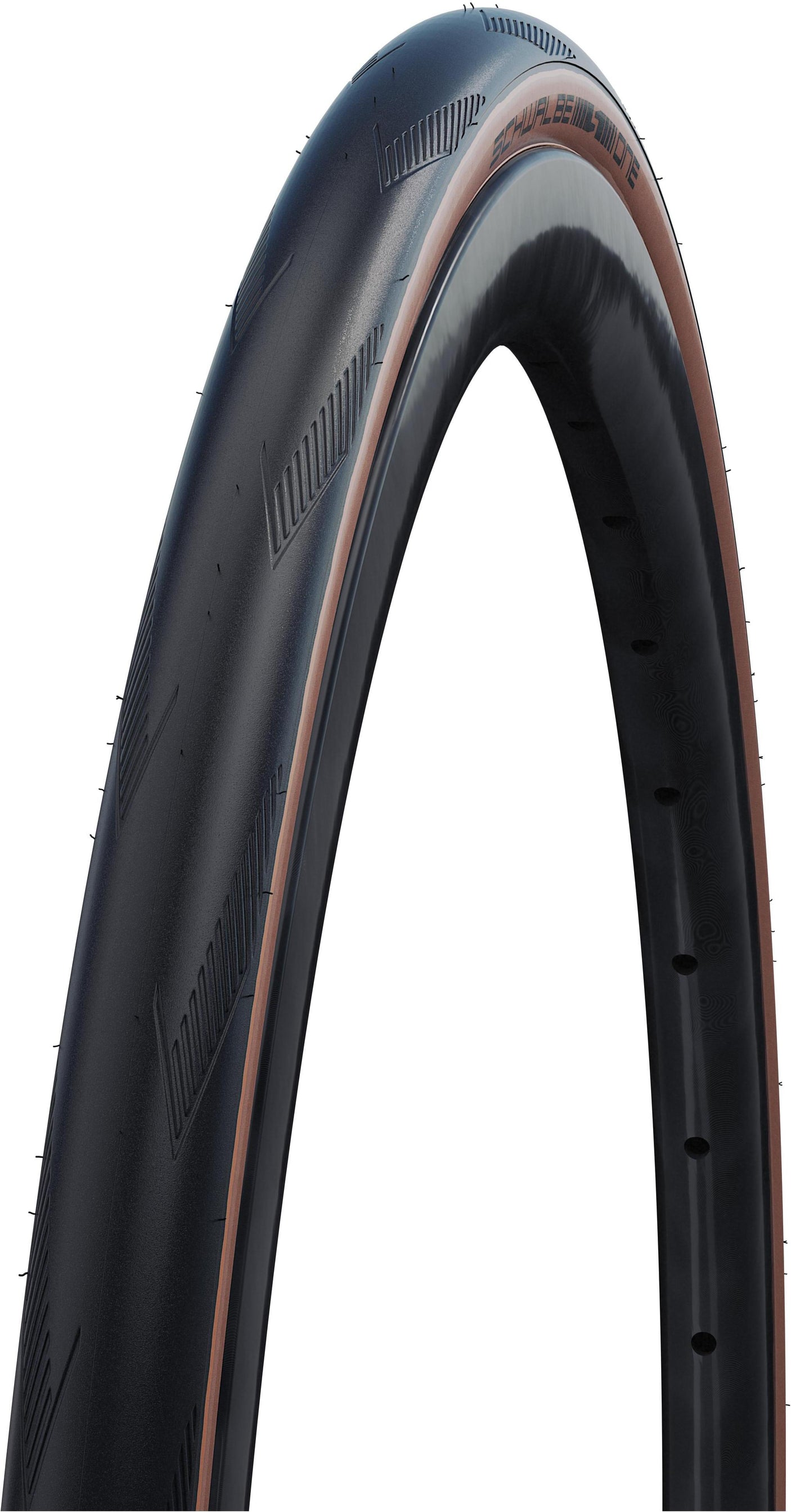 Schwalbe One Performance vouwband 700x25C RaceGuard SnakeSkin Addix bruin/zwart