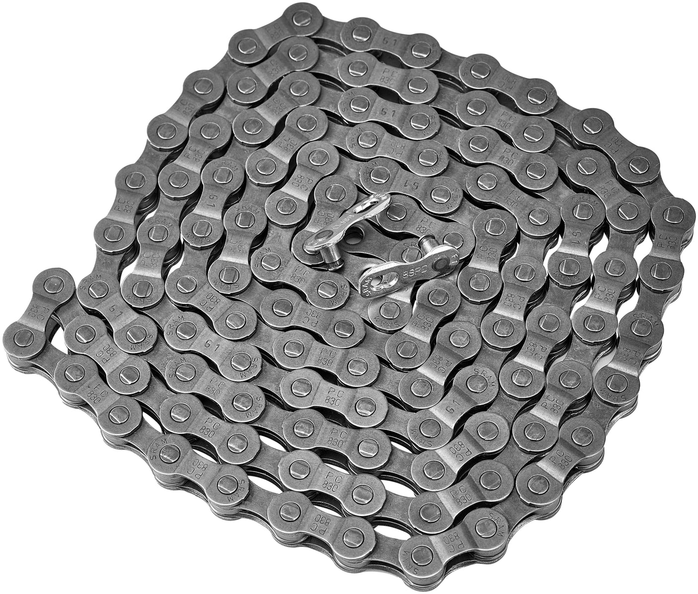 SRAM PC-830 ketting 8-speed zilver