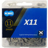 KMC X11 ketting 11-speed 114 schakels grijs