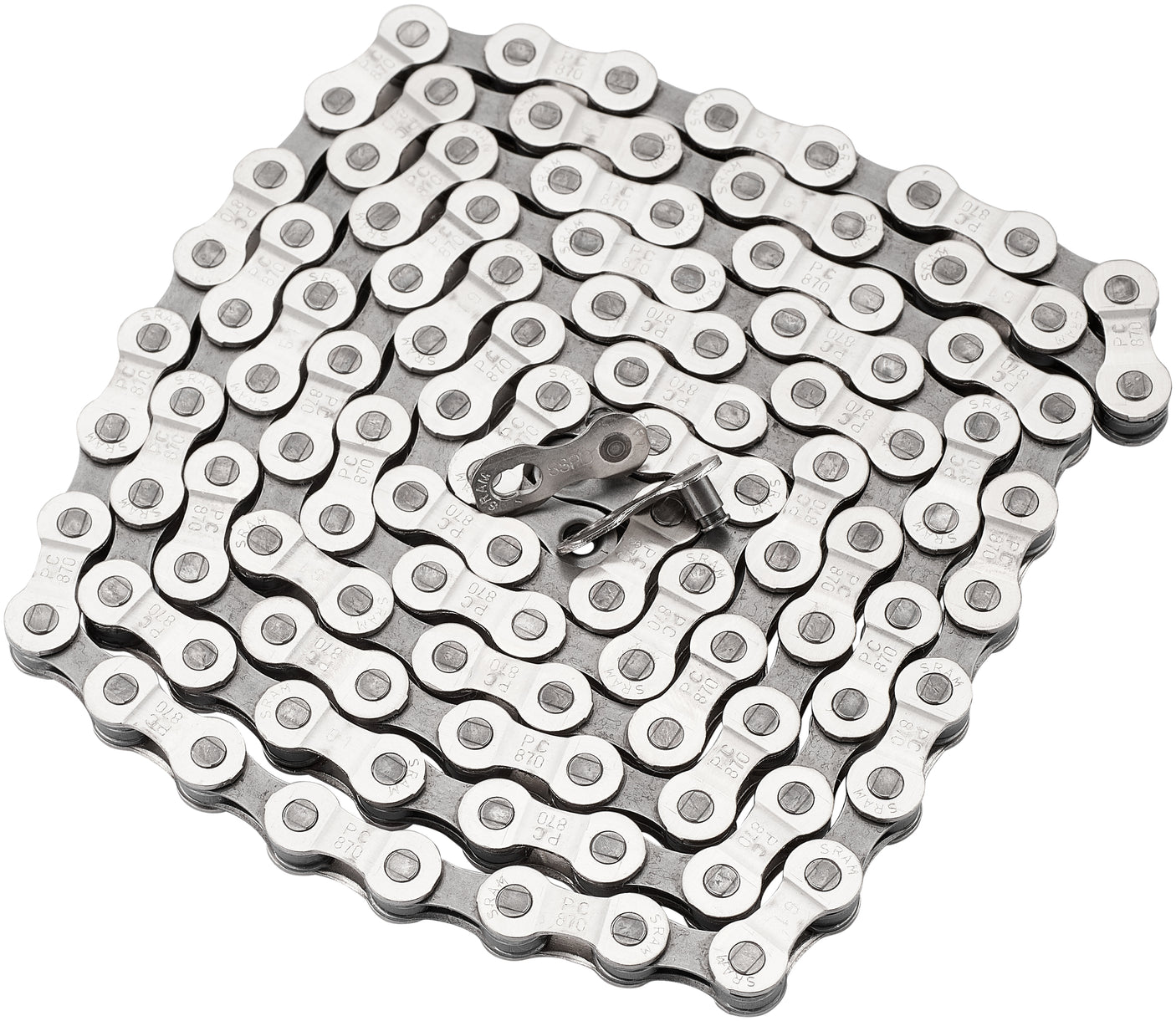 SRAM PC 870 ketting 8-speed zilver