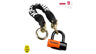 Kryptonite New York 1275 Cinch Ring-kettingslot (75cm) + Evolution Disc Lock zwart